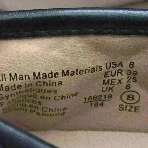 BRASH womens quilted black slip on shoes size 8 - Picture 3 of 11